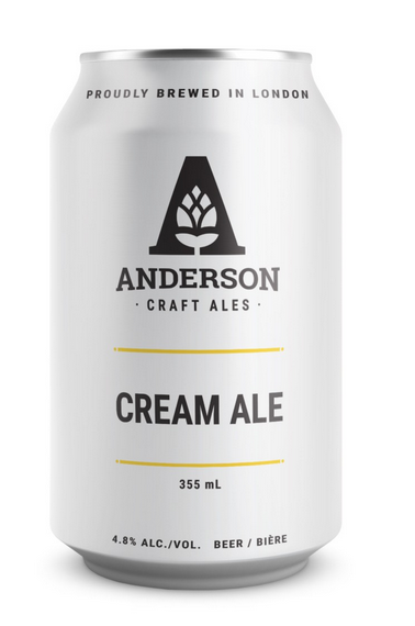 Anderson Craft Ale - CREAM ALE - 6 x 355 mL can