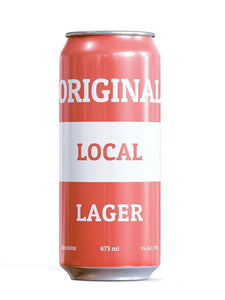 Original Local Lager 473 mL can