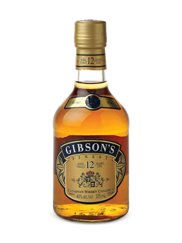 Gibson's Finest Rare 12 Year Old Whisky 375 mL bottle