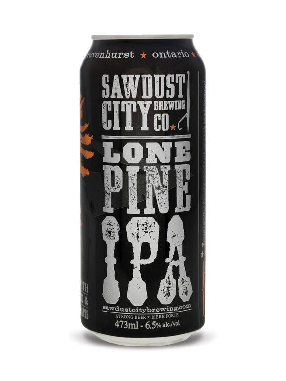Sawdust City Lone Pine IPA 473 mL can