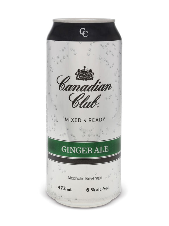 Canadian Club & Ginger Ale 473 mL can