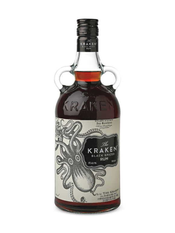 The Kraken Black Spiced Rum 750 mL bottle