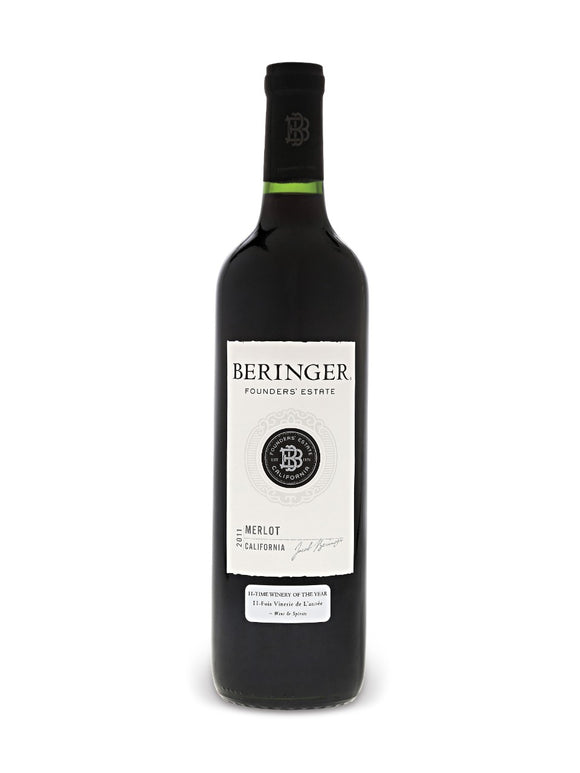 Beringer Founders' Estate Merlot 750 mL bottle