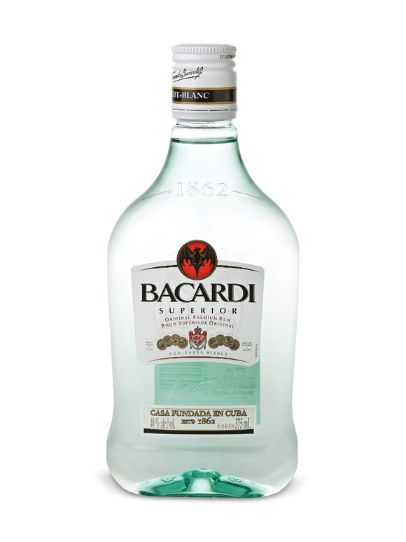 Bacardi Superior Rum 375 mL bottle