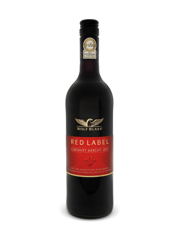 Wolf Blass Red Label Cabernet Merlot 750 mL bottle