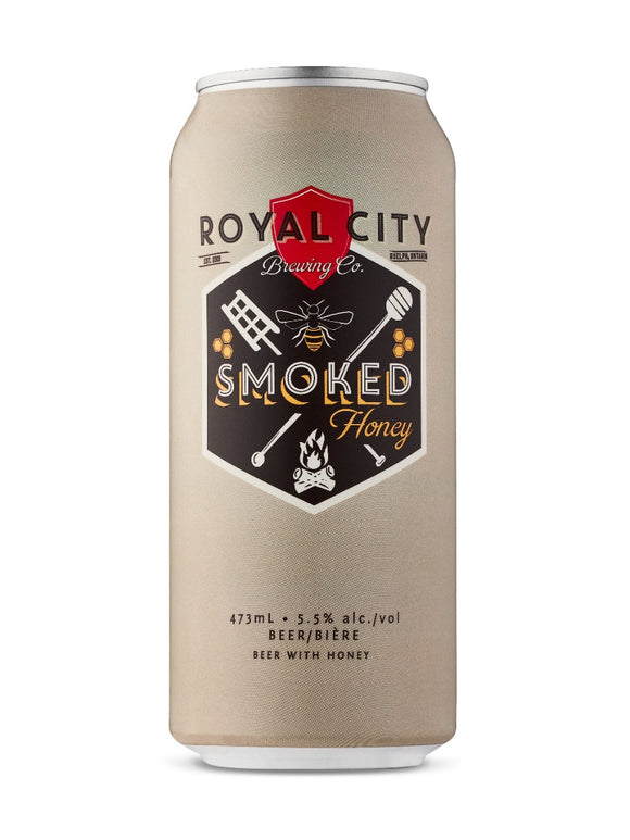 Royal City Smoked Honey 473 mL can