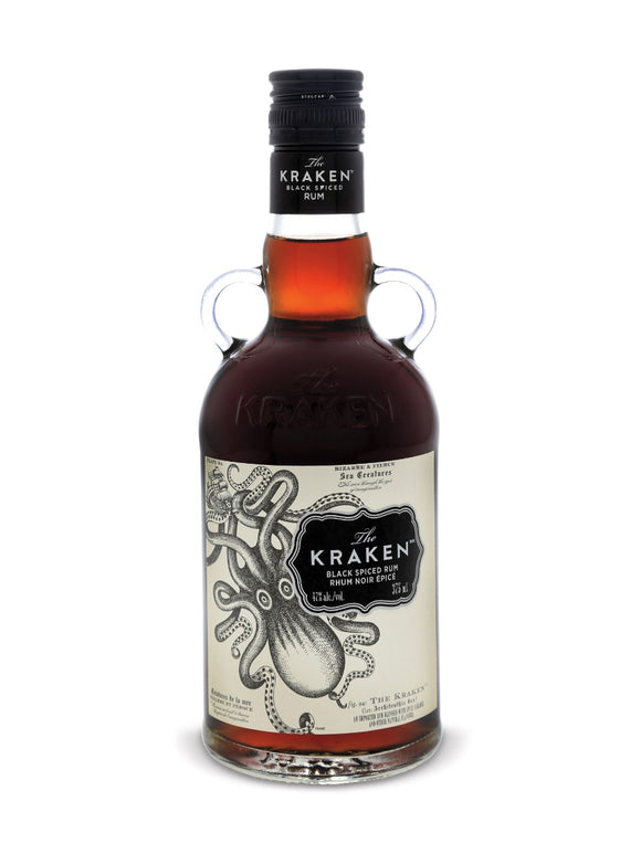 The Kraken Black Spiced Rum 375 mL bottle
