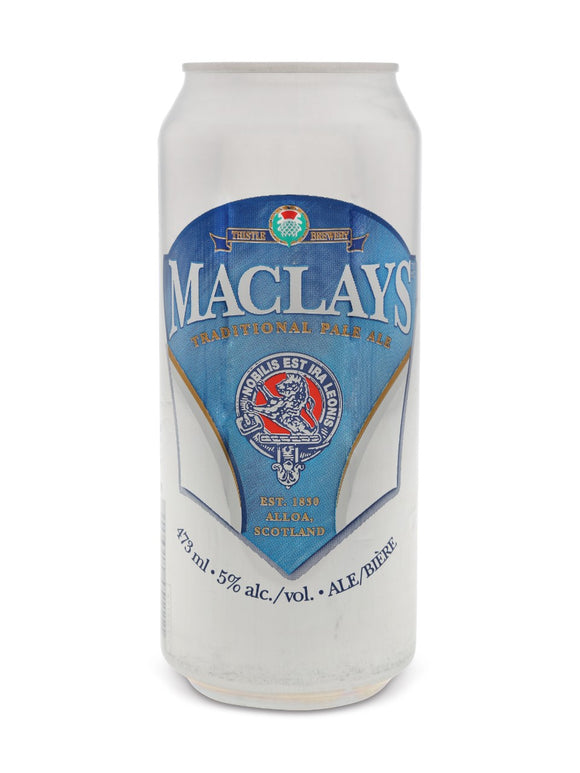 Maclay's Traditional Pale Ale 473 mL can